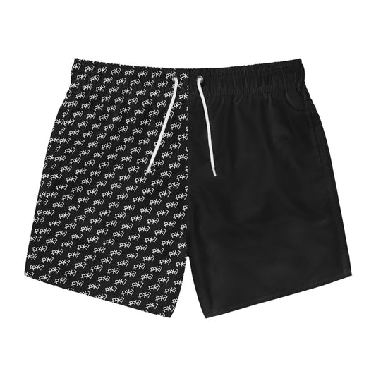 PEXLEY 'Pattern Collection' Half Covered Swim Trunks
